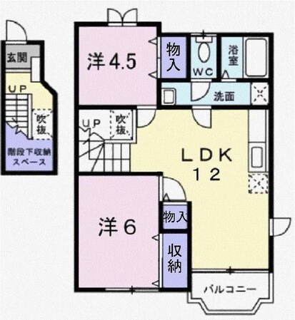 沼津駅 バス16分  徳倉橋下車：停歩3分 2階の物件間取画像